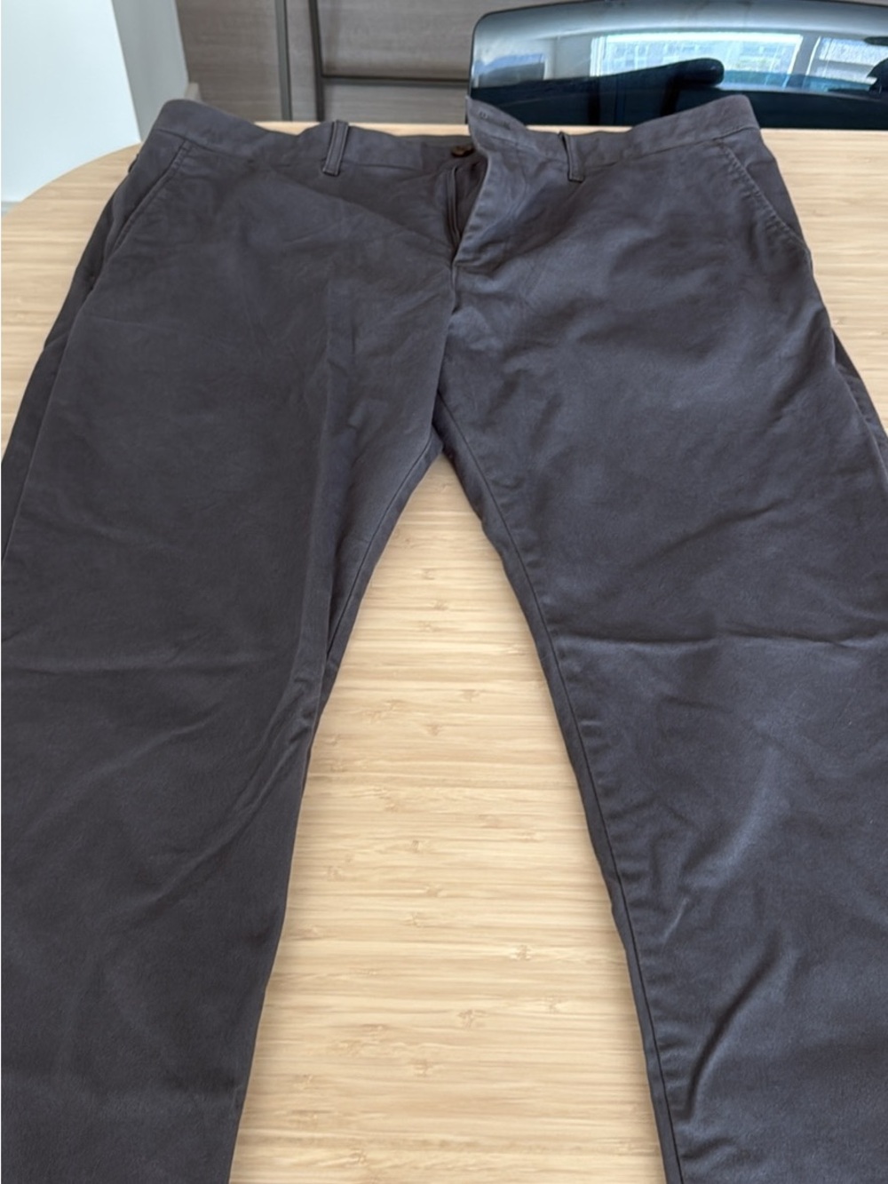 J. Crew Men's Chinos in Heather Gray